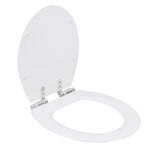 Assento Sanitário Convencional com Soft Close Oval Poliéster Branco Sensea