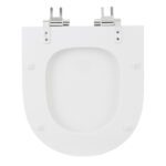 Assento Sanitário Formatos Riviera e Smart com Soft Close Quadrado Poliéster Branco Sensea - Imagem 9