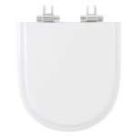 Assento Sanitário Formatos Riviera e Smart com Soft Close Quadrado Poliéster Branco Sensea - Imagem 2