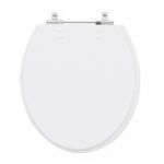 Assento Sanitário Convencional com Fechamento Comum Oval Poliéster Branco Sensea - Imagem 2