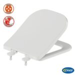 Assento Sanitário Deca Modelo Quadra/polo/unic Soft Close Branco Censi - Imagem 3