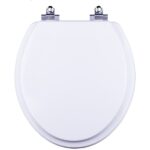 Assento Sanitário Fechamento Lento Convencional Oval Branco Para Louça Icasa