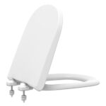 Assento Sanitário Quadrado Polipropileno Branco com Fechamento Comum Tupan - Imagem 5