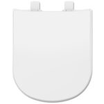Assento Sanitário Quadrado Polipropileno Branco com Fechamento Comum Tupan - Imagem 2