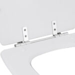 Assento Sanitário Formatos Sabatini com Fechamento Comum Quadrado Poliéster Branco Sensea - Imagem 4