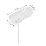 Chuveiro Elétrico Multitemperatura 127V (110V) 5500w Branco Redondo Top Jet Lorenzetti - Imagem 7