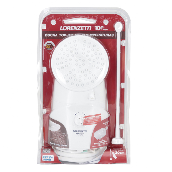 chuveiro_110v_5500w_top_jet_lorenzetti_88275516_bf9d_600x600.jpg Chuveiro Elétrico Multitemperatura 127V (110V) 5500w Branco Redondo Top Jet Lorenzetti - Imagem 8