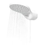 Chuveiro Elétrico Eletrônico 127V (110V) 5500w Branco Redondo Moment Zagonel