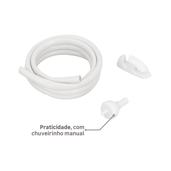 chuveiro_eletrico_110v_5500w_branco_fashion_lorenzetti_87905643_4207_600x600.jpg Chuveiro Elétrico Multitemperatura 127V (110V) 5500w Branco Redondo Fashion Lorenzetti - Imagem 4