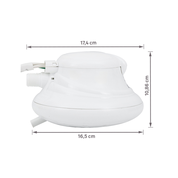 chuveiro_eletrico_110v_bella_ducha_lorenzetti_87905671_155e_600x600.jpg Chuveiro Elétrico Multitemperatura 127V (110V) 5500w Branco Redondo Bella Ducha Lorenzetti - Imagem 5