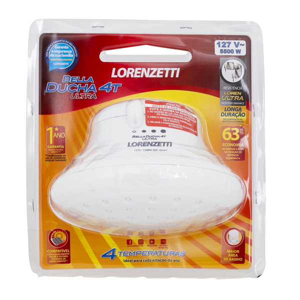 chuveiro_eletrico_110v_bella_ducha_lorenzetti_87905671_c5ad_600x600.jpg Chuveiro Elétrico Multitemperatura 127V (110V) 5500w Branco Redondo Bella Ducha Lorenzetti - Imagem 6
