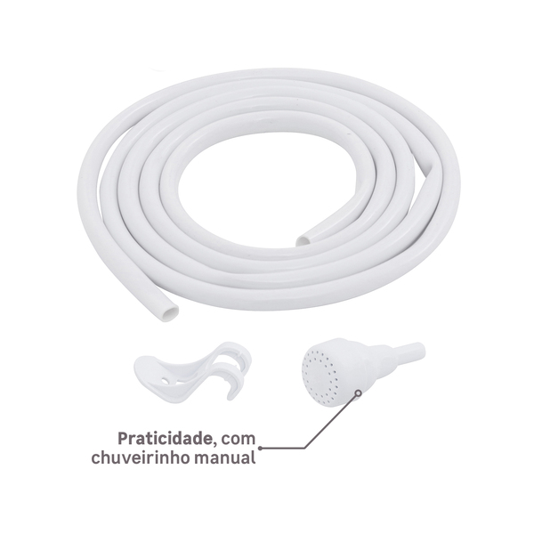 chuveiro_eletrico_220v_6800w_branco_ideale_plus_zagonel_92235584_5a89_600x600.jpg Chuveiro Elétrico Multitemperatura 220V 6800w Branco Redondo Ideale Plus sem Cano Zagonel - Imagem 5