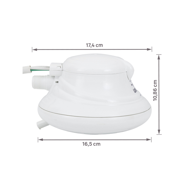 chuveiro_eletrico_220v_bella_ducha_lorenzetti_87905706_a7e5_600x600.jpg Chuveiro Elétrico Multitemperatura 220V 6800w Branco Redondo Bella Ducha Lorenzetti - Imagem 6