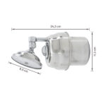 Chuveiro Elétrico Multitemperatura 220V 7800w Cromado Redondo Clássica Cardal - Imagem 5