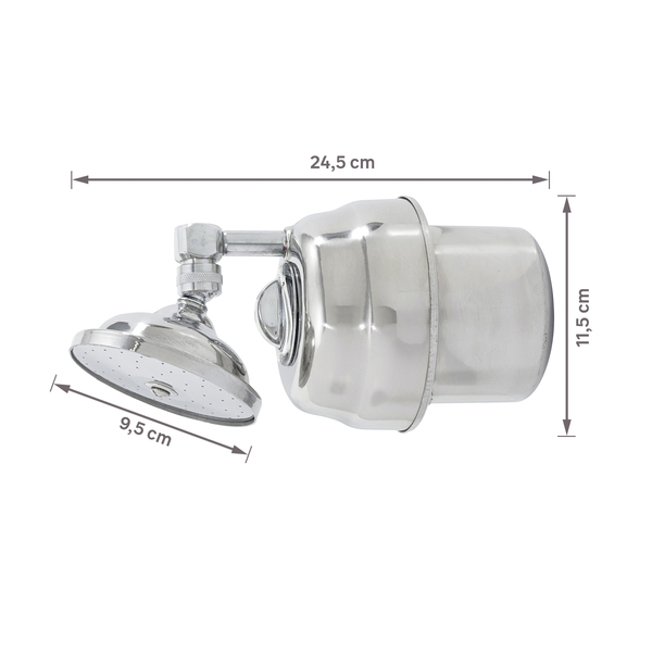 chuveiro_eletrico_220v_cromado_classica_cardal_86731596_b96c_600x600.jpg Chuveiro Elétrico Multitemperatura 220V 7800w Cromado Redondo Clássica Cardal - Imagem 5
