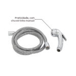 Chuveiro Elétrico Multitemperatura 220V 7800w Cromado Redondo Florenza Cardal - Imagem 2