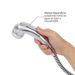 Chuveiro Elétrico Multitemperatura 220V 7800w Cromado Redondo Florenza Cardal - Imagem 3