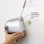 Chuveiro Elétrico Multitemperatura 220V 7800w Cromado Redondo Potenza Cardal - Imagem 4