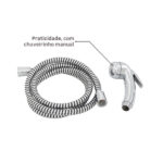 Chuveiro Elétrico Multitemperatura 220V 7800w Cromado Redondo Potenza Cardal - Imagem 6