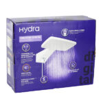 Chuveiro Elétrico Híbrido Eletrônico com Visor Digital 127V (110V) 5500w Preto Quadrado Polo Plus Hydra - Imagem 10