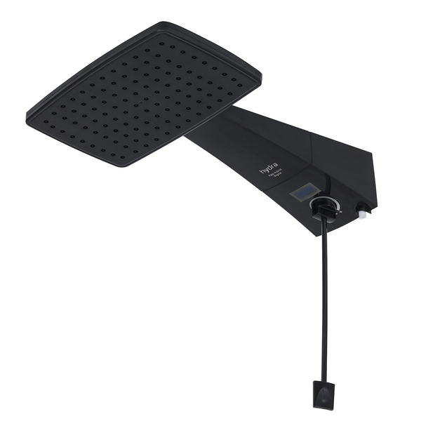 Chuveiro Elétrico Híbrido Eletrônico com Visor Digital 127V (110V) 5500w Preto Quadrado Polo Plus Hydra