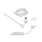 Chuveiro Elétrico Eletrônico 127V (110V) 5500w Branco Redondo Susie Equation - Imagem 6