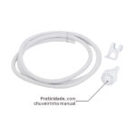 Chuveiro Elétrico Eletrônico 127V (110V) 5500w Branco Redondo Moment Zagonel - Imagem 5