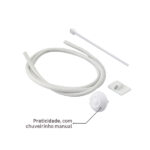 Chuveiro Elétrico Eletrônico 127V (110V) 5500w Branco Redondo ND Hydra - Imagem 6