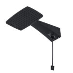 Chuveiro Elétrico Eletrônico 127V (110V) 5500w Preto Quadrado Polo Max Hydra