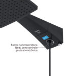 Chuveiro Elétrico Eletrônico com Visor Digital 127V (110V) 5500w Preto Quadrado Polo Plus Hydra - Imagem 4