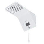 Chuveiro Elétrico Híbrido Eletrônico com Visor Digital 220V 7500w Branco Quadrado Ducali Premium Digital Zagonel