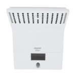 Chuveiro Elétrico Híbrido Eletrônico com Visor Digital 220V 7500w Branco Quadrado Ducali Premium Digital Zagonel - Imagem 4