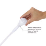 Chuveiro Elétrico Híbrido Eletrônico com Visor Digital 220V 7500w Branco Quadrado Ducali Premium Digital Zagonel - Imagem 9