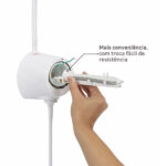 Chuveiro Elétrico Eletrônico 220V 7500w Branco Redondo Advanced Lorenzetti - Imagem 5