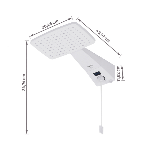 chuveiro_eletrico_eletronico_220v_branco_polo_plus_hydra_89466510_8990_600x600.jpg Chuveiro Elétrico Eletrônico com Visor Digital 220V 7700w Branco Quadrado Polo Plus Hydra - Imagem 6