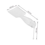 Chuveiro Elétrico Eletrônico 127V (110V) 5500w Branco Quadrado Loren Mostrarer Lorenzetti - Imagem 8