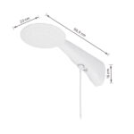 Chuveiro Elétrico Eletrônico 127V (110V) 5500w Branco Redondo com Pressurizador Advanced Lorenzetti - Imagem 5