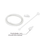 Chuveiro Elétrico Eletrônico 220V 7500w Branco Redondo com Pressurizador Advanced Lorenzetti - Imagem 9