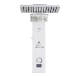 Chuveiro Elétrico Eletrônico com Visor Digital 220V 7700w Branco e Cromado Quadrado Falls Digital Hydra - Imagem 3