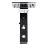 Chuveiro Elétrico Eletrônico 220V 7700w Preto e Cromado Quadrado Falls Hydra - Imagem 2