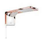 Chuveiro Lorenzetti Eletrônico Branco/Rose 220v - 7800w Acqua Duo