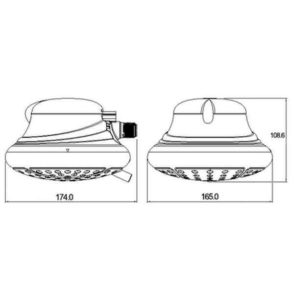 Chuveiro Multitemperaturas Bella Ducha 4t 127v 4800w Branco Lorenzetti - Imagem 3
