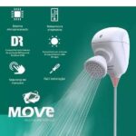 Chuveiro Zagonel Move Eletrônico Branco - Imagem 8