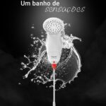 Chuveiro Zagonel Sublime Eletronica Black 7500w X 220v - Imagem 8