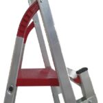 Escada De Alumínio 5 Degraus Duplos Linha Prática - Imagem 4