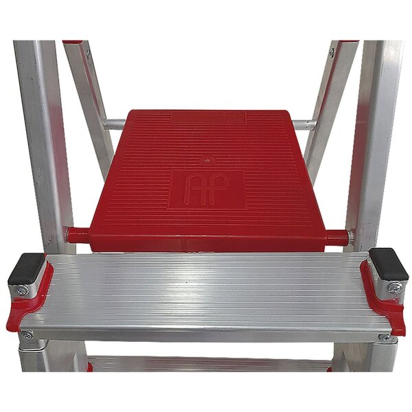 Escada De Alumínio 5 Degraus Duplos Linha Prática - Imagem 6