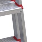 Escada De Alumínio 7 Degraus Duplos Linha Prática - Imagem 2