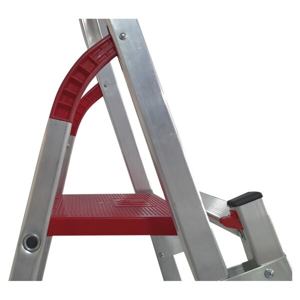Escada De Alumínio 7 Degraus Duplos Linha Prática - Imagem 6