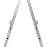 Escada De Alumínio Mor Multifuncional 4x3 12 Degraus Capacidade Para 150kg - Imagem 10