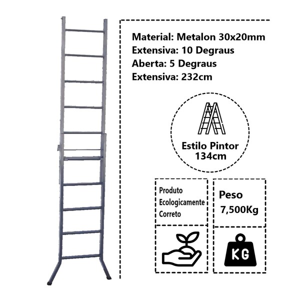 escada_extensiva_3_em_1_metalon_30x20mm_5_e_10_degraus_134cm_1571949420_b53e_600x600.jpg Escada Extensiva 3 Em 1 Metalon 30x20mm 5 E 10 Degraus 134cm - Imagem 4